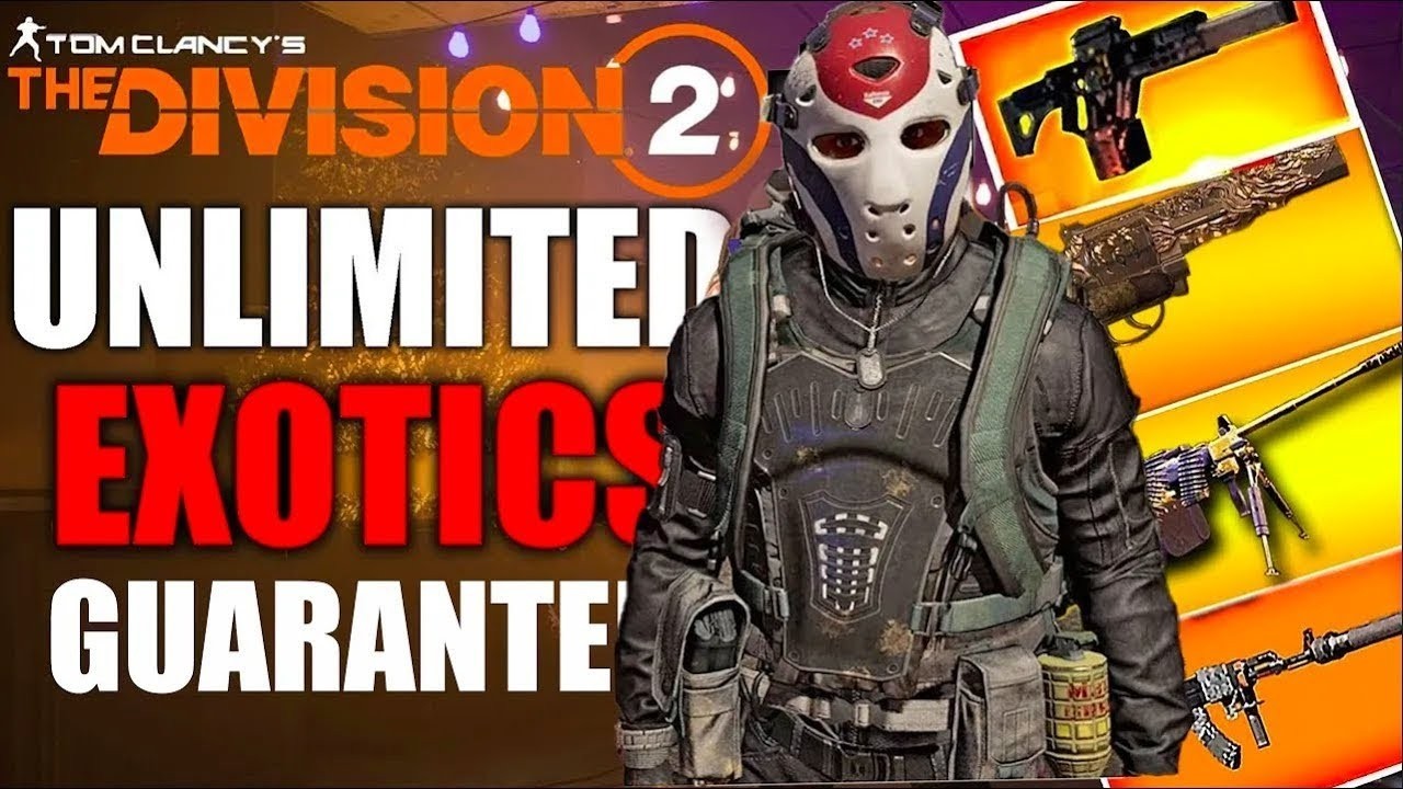 GUARANTEED 10 EXOTICS IN 5 MIN! UNLIMITED EXOTICS AND NAMED ITEMS! Division 2 BEST Farming Method
