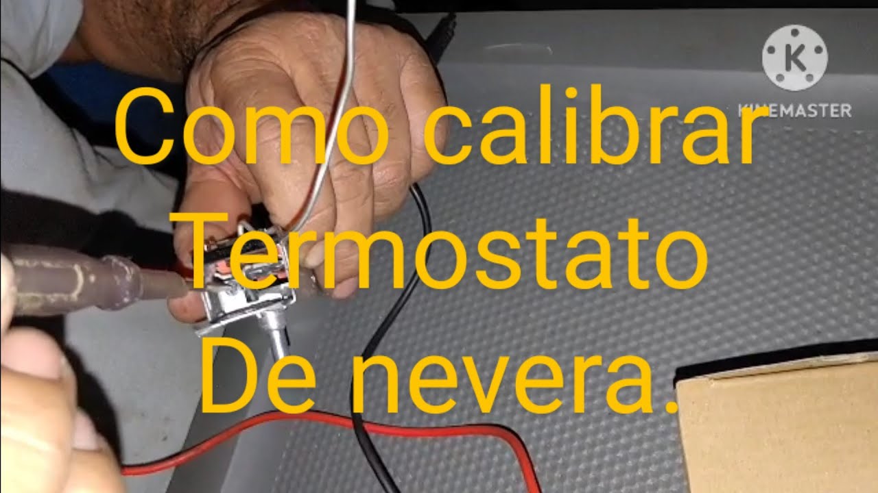 Como calibrar termostato de refrigeradora de 1 puerta.