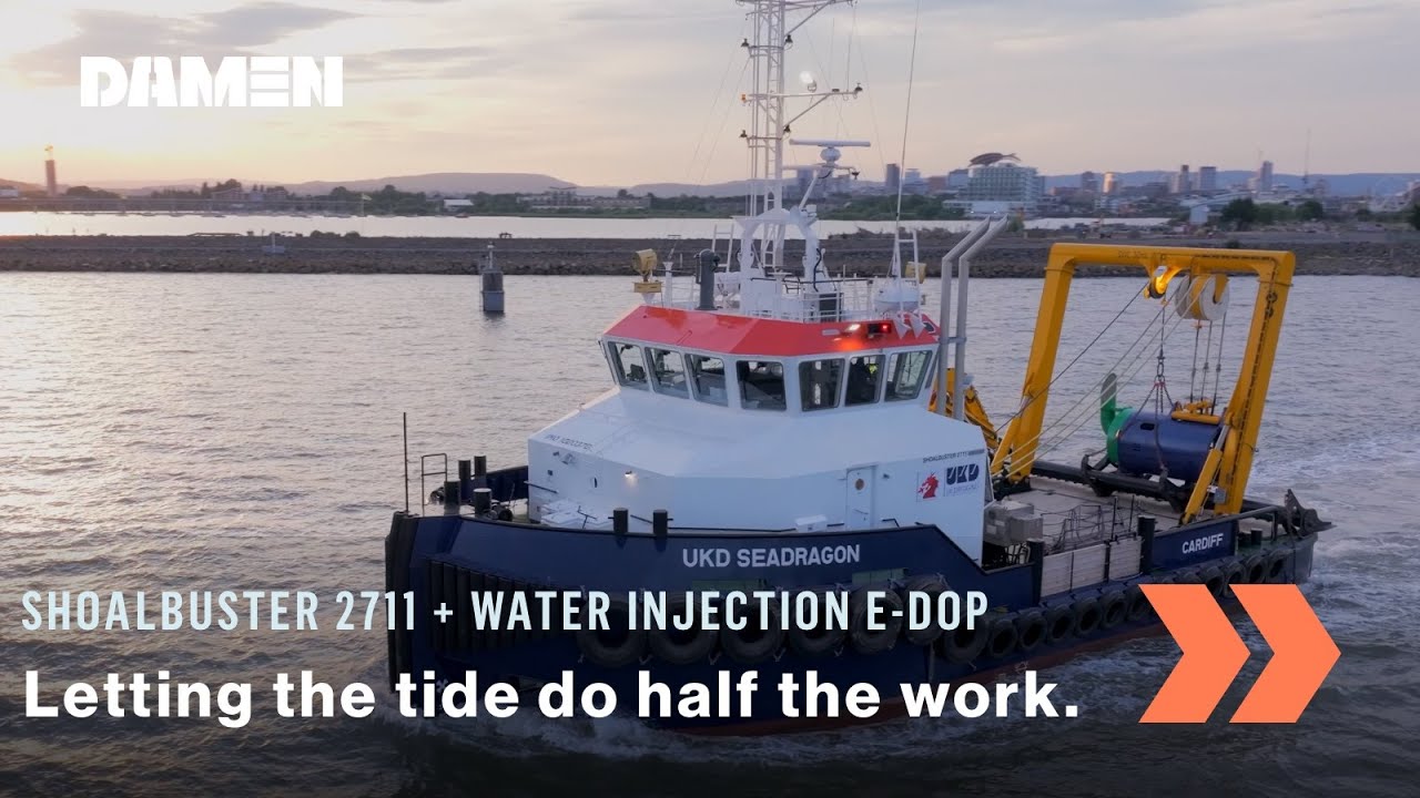 Water Injection Dredging: a sustainable solution, letting the tide do half the work | Damen
