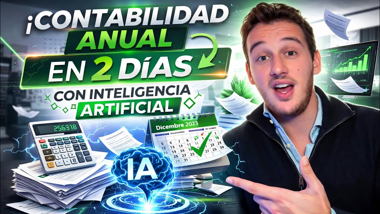 Haz la Contabilidad de una empresa de un año en 2 días con Inteligencia Artificial👀🚀