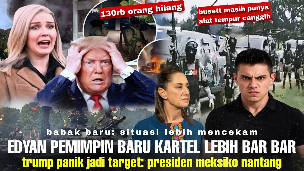 Pemimpin Baru CJNG, 'Claudia & Trump Target Berikutnya': Pamer Senjata Canggih, 130rb Orang Hilang
