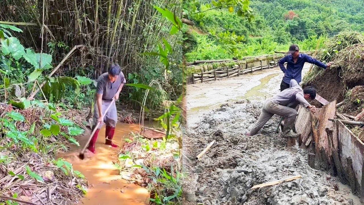 Man renovated an old house  for $5,000，Renovating the Ancestral House's Bathroom