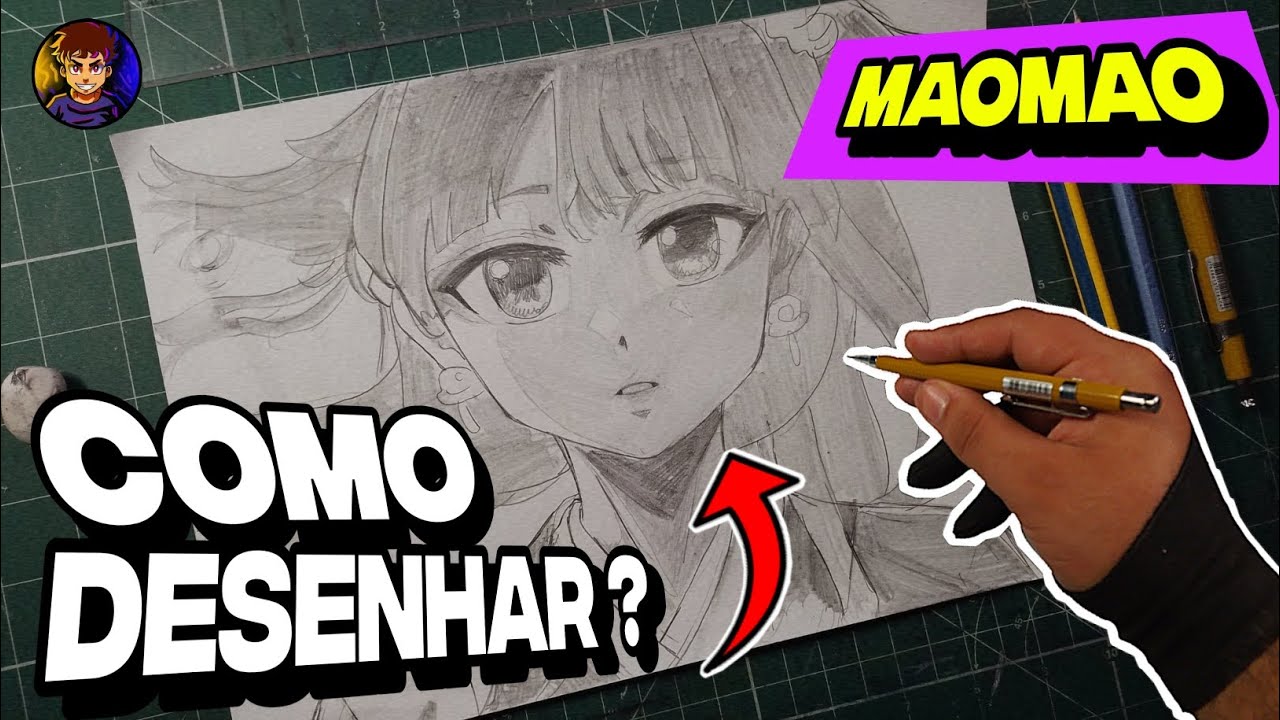 APRENDA AGORA !| COMO DESENHAR A MAOMAO DE The Apothecary Diaries 💊📚