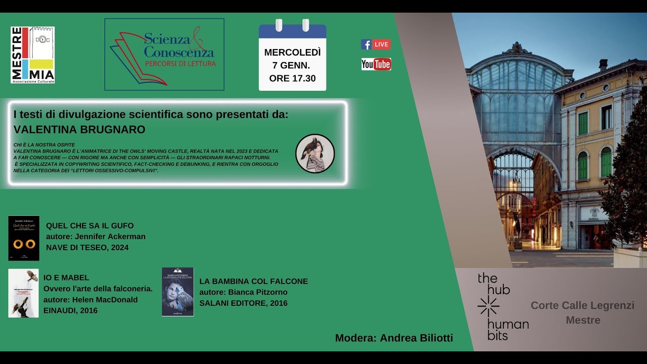Mestre Mia - Scienza&Conoscenza 1^ puntata 2026: Valentina Brugnaro 07/01/26