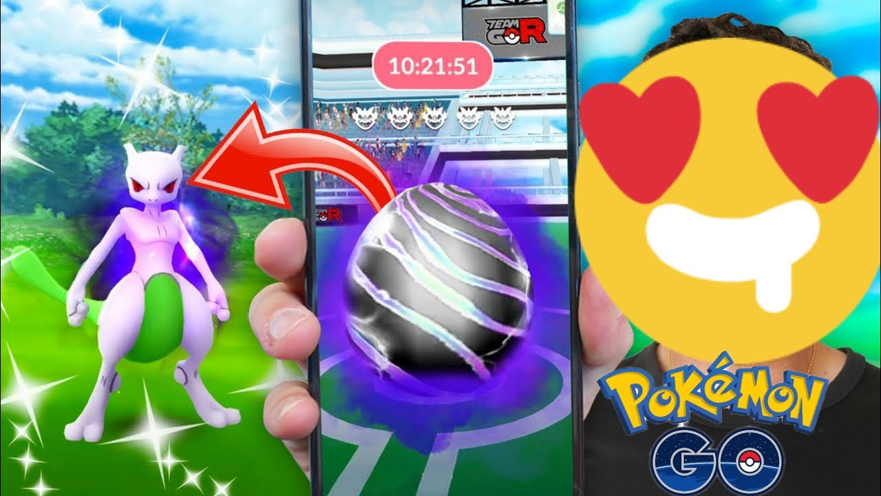 Shadow Shiny MEWTWO is back in Pokemon Go Raid's!!! #shinymewtwo #megamewtwox #megamewtwoy