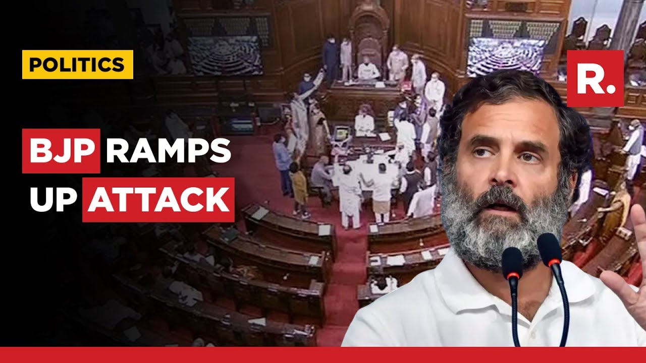 BJP Goes All out To Demand Rahul Gandhi's Apology