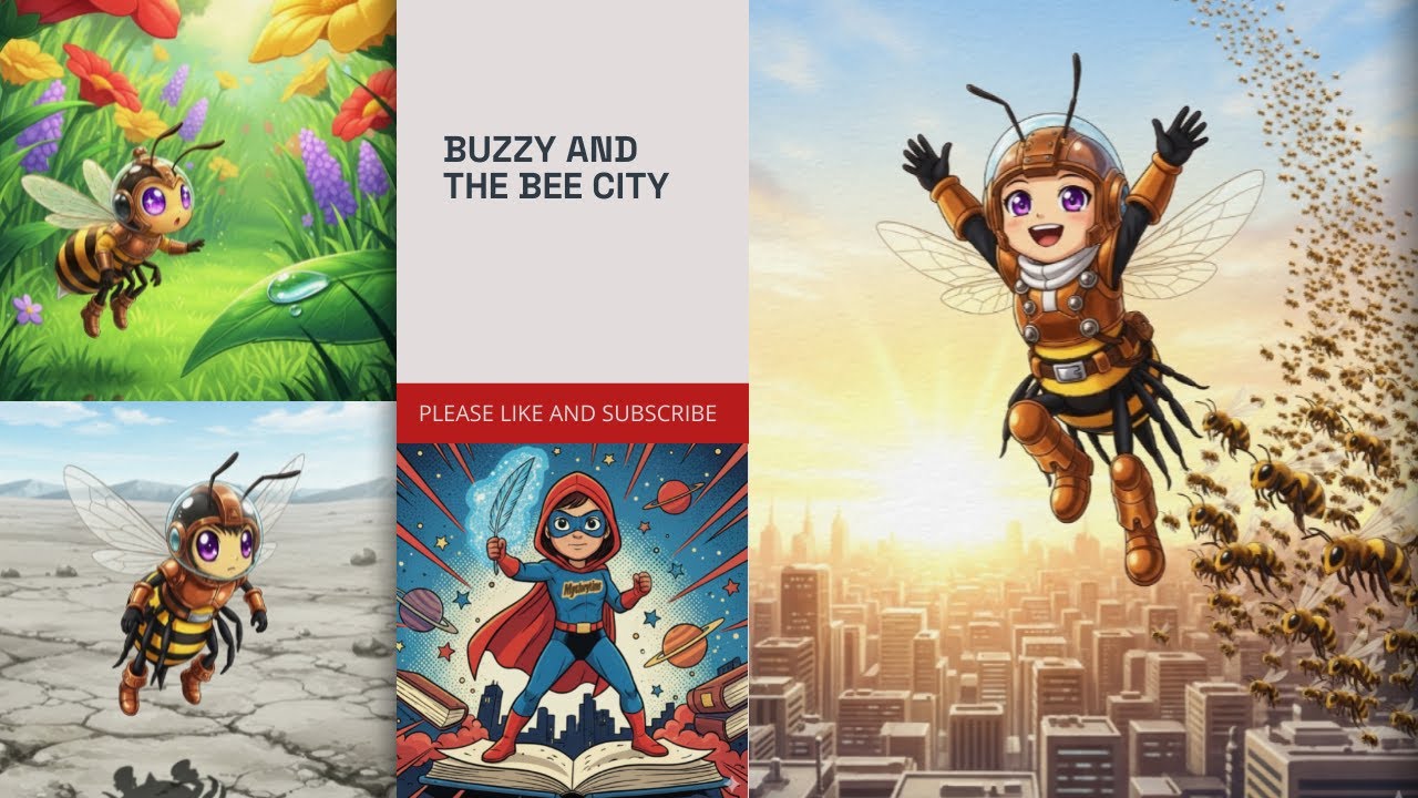 Buzzy and the Bee City | Children’s Storytime & Fun Adventure