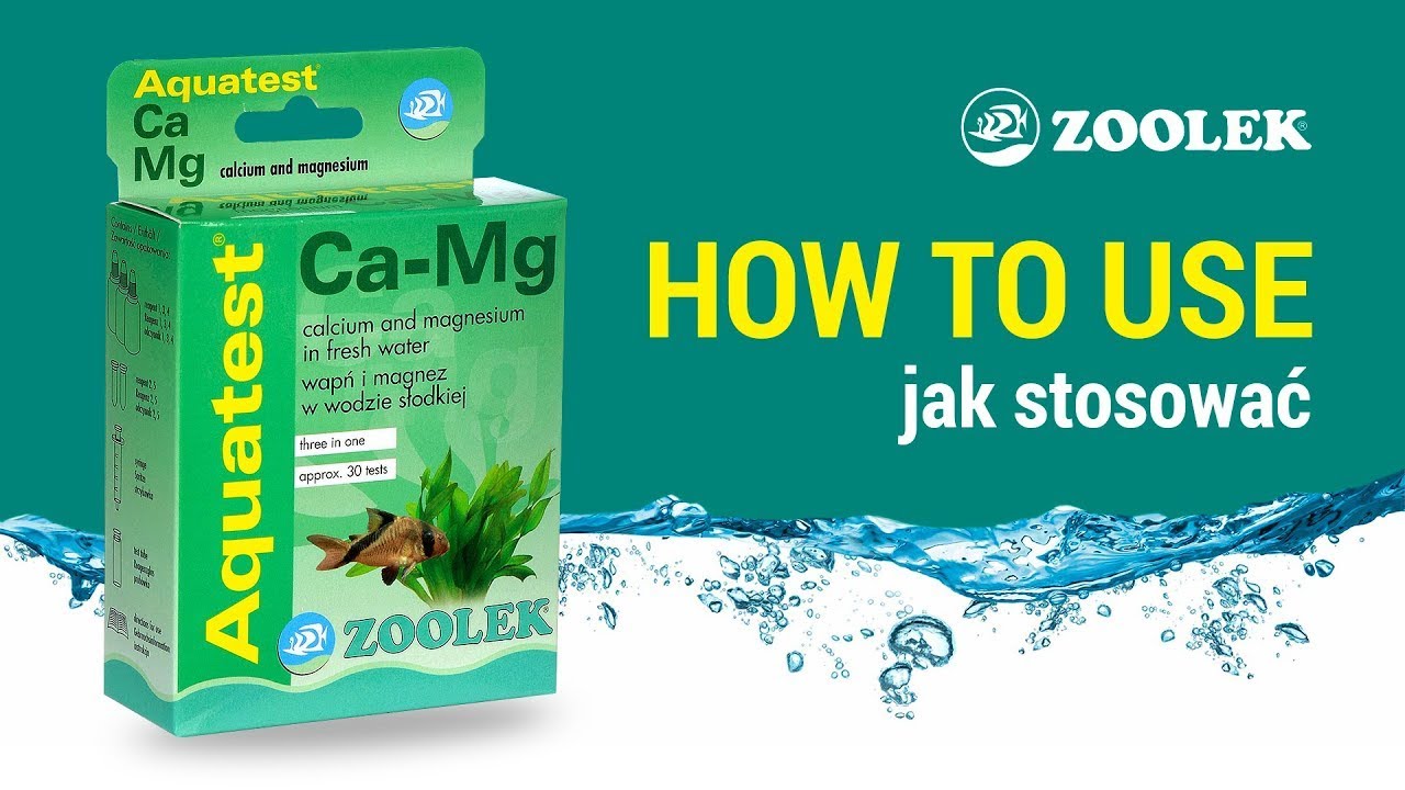 ZOOLEK Aquatest Ca Mg  - instrukcja