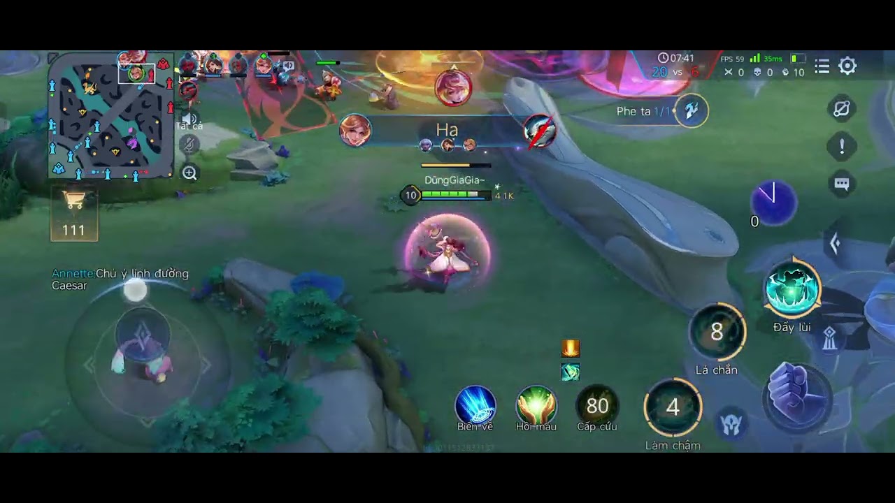 Annette Thần tượng âm nhạc test 5vs5 skin đẹp tươi bắt mắt,âm hiệu vui tai,tạo hình kute?