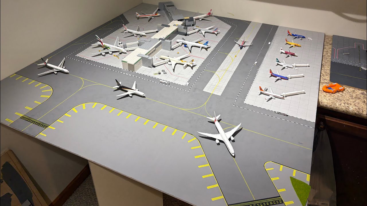MY BRAND NEW 1:400 SCALE MODEL AIRPORT 