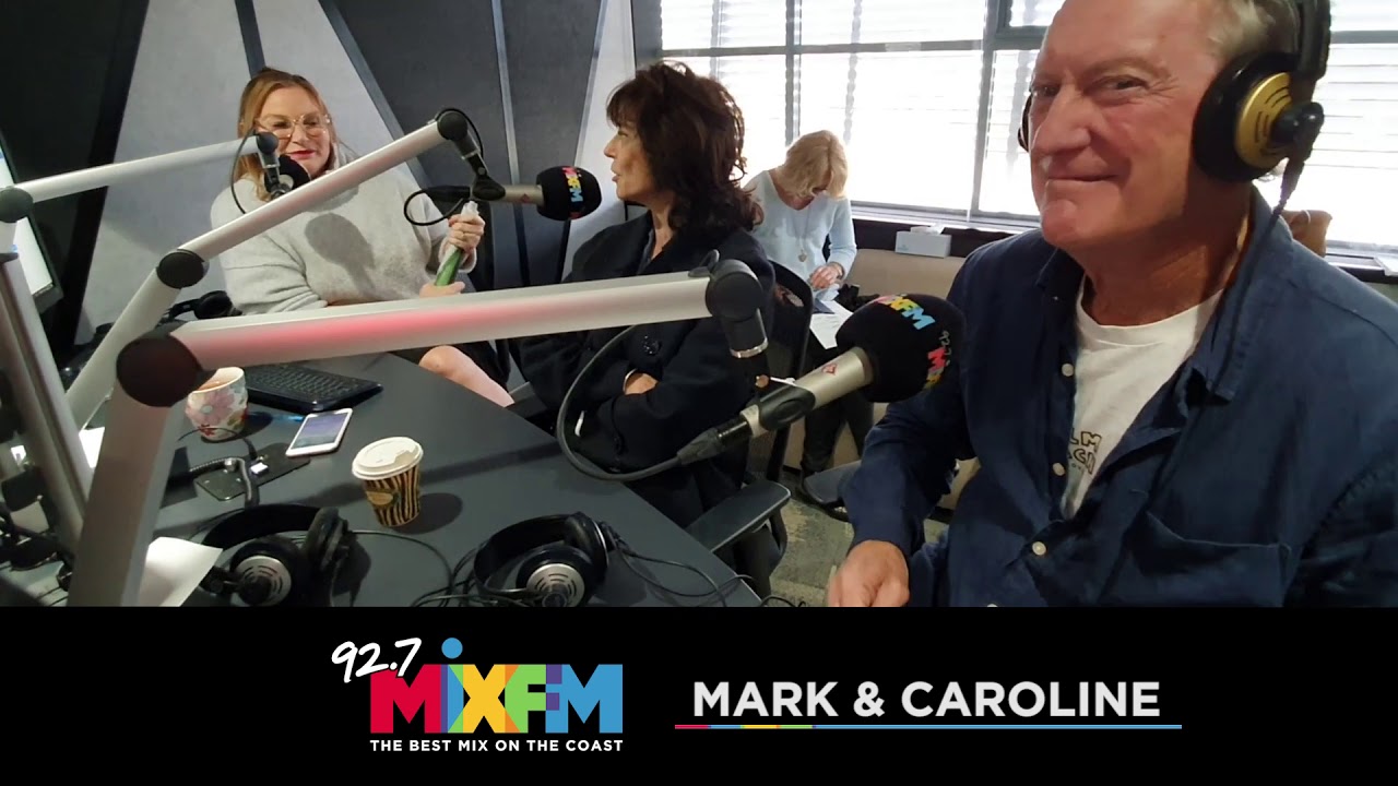 Mark & Caroline with Bryan Brown and Rachel Ward - 92.7 Mix FM