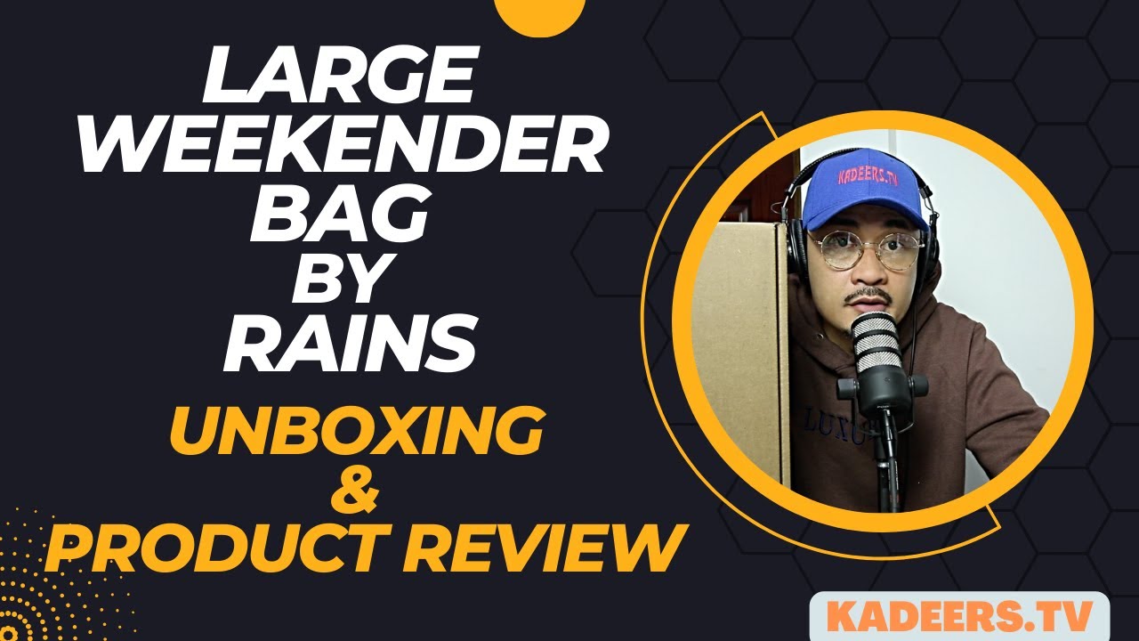 Large Weekender Bag by RAINS  - Unboxing & Product Review