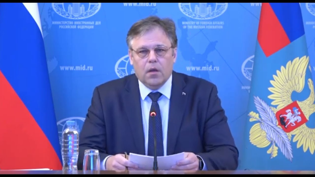 Briefing by MFA Ambassador Rodion Miroshnik on the crimes committed by the Kiev regime