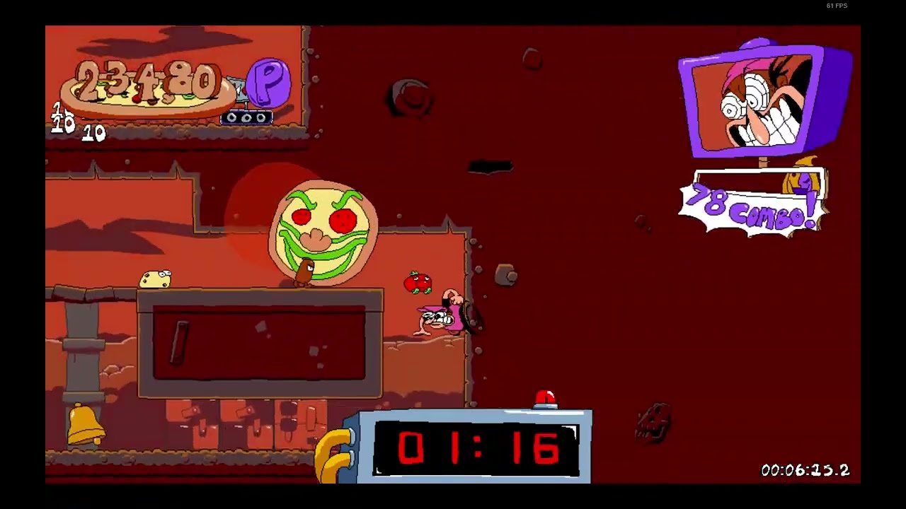 Pizza Tower - Lap 3 War P Rank