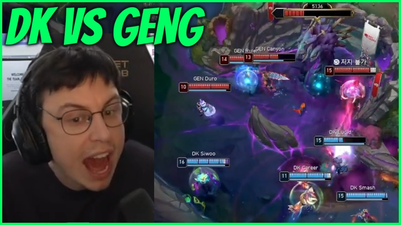 Caedrel Reacts To GENG VS DK