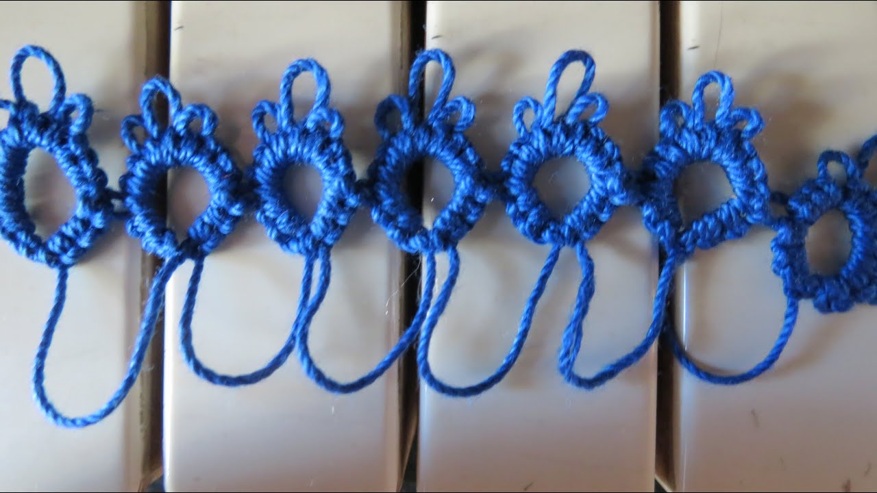 Needle Tatting Ring and Thread Method
