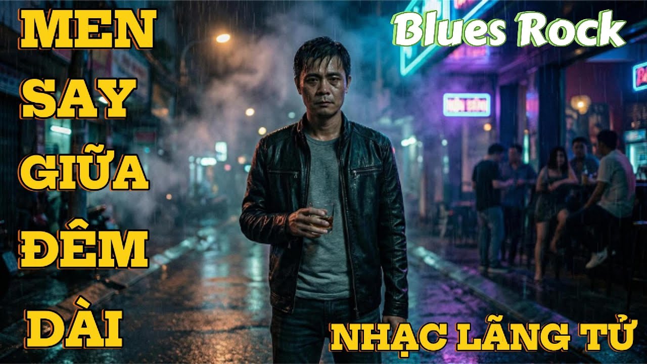 🎵 Blues Rock Việt Hay Nhất: MEN SAY GIỮA ĐÊM DÀI | Nhạc Trữ Tình Đêm Mưa Bất Hủ 🌧️