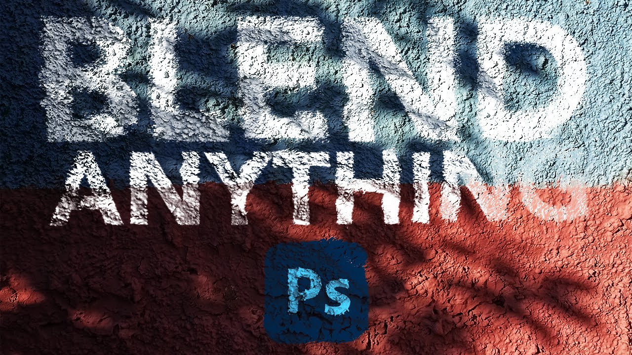 How To Blend ANYTHING Into Textures Or Clothing In Photoshop