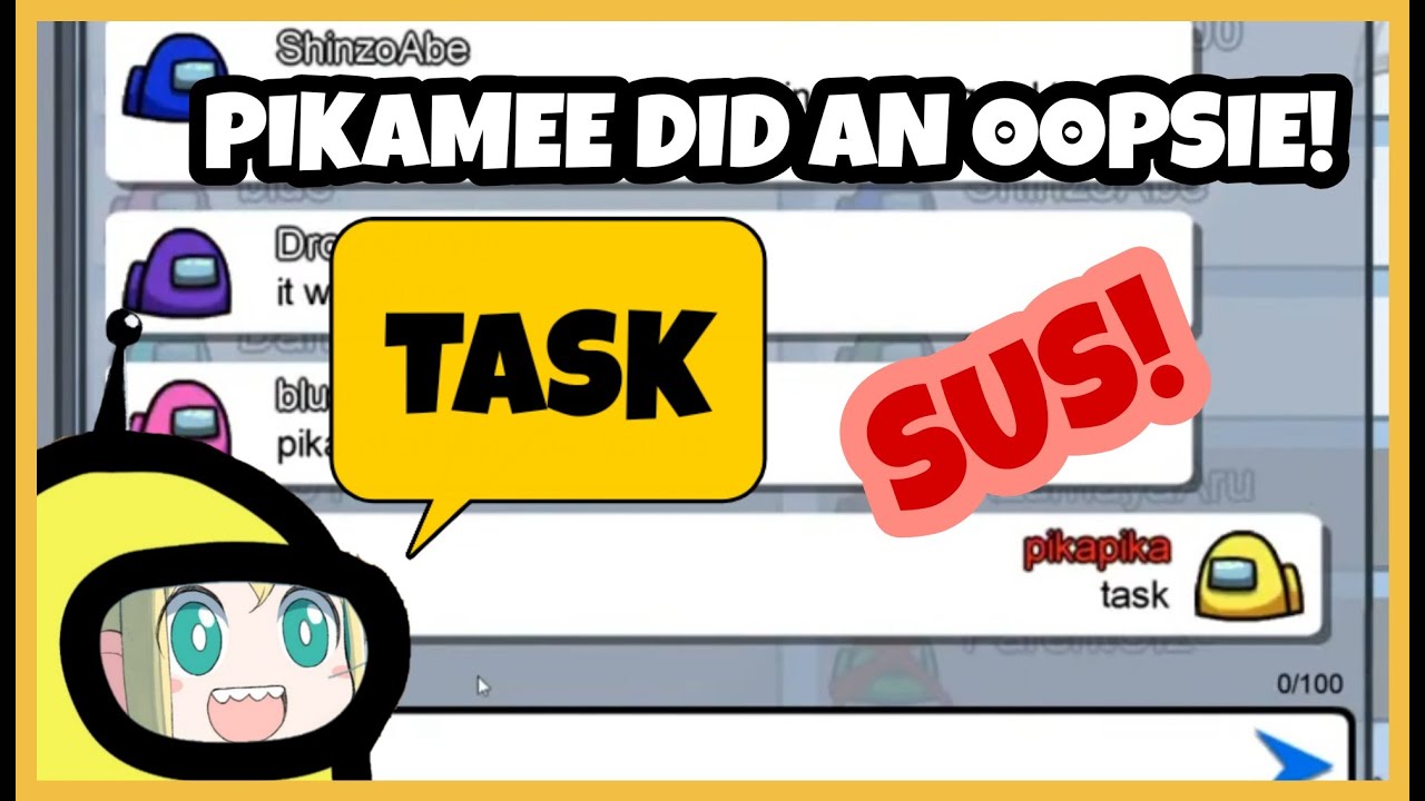 [VOMS / Eng Sub] Pikamee, Among Us, and being a SUS!