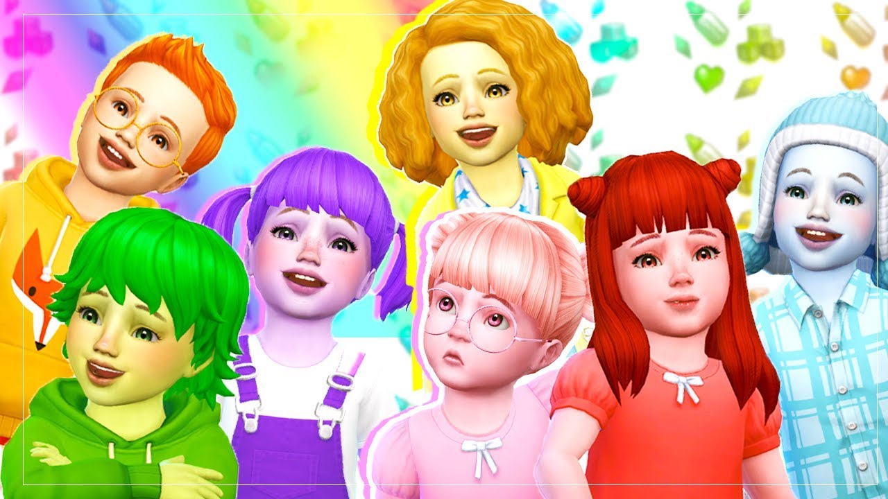 7 Toddler Challenge: The Sims 4 - Potty Party! Ep 16