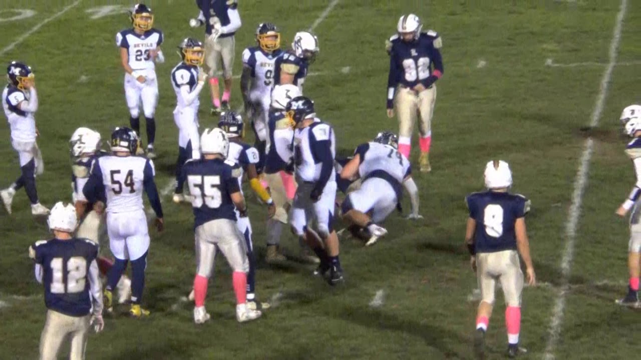 Lowellville High School Football vs McDonald, 10 25 19