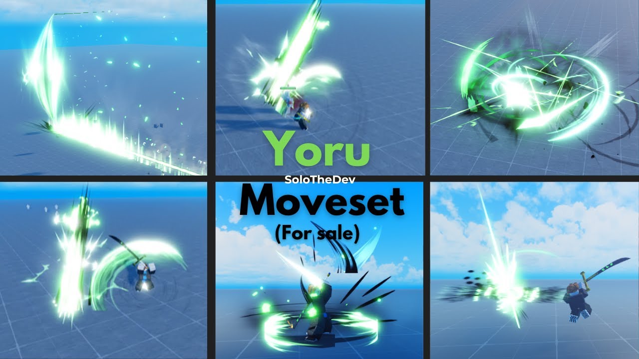(Sale) Dark blade/Yoru Sword Combat System | Roblox Studio