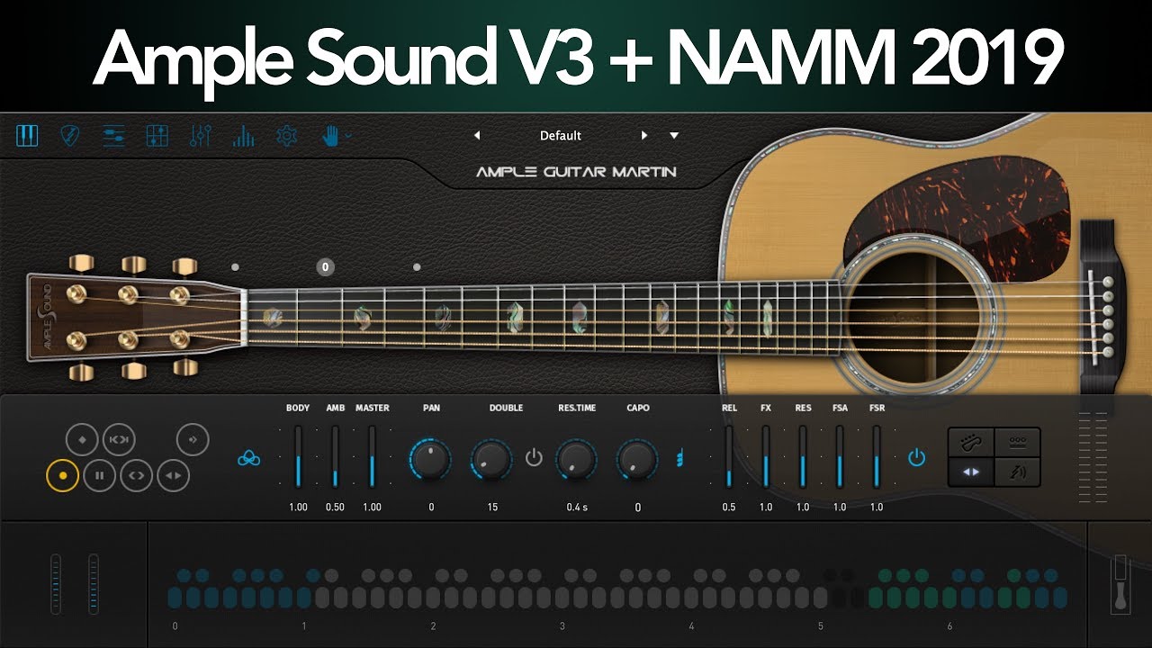 Ample Sound V3 + NAMM 2019 (перезагрузка)