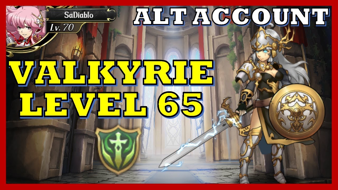 Langrisser M - Alt Account - Valkyrie Lv65 - The Eternal Temple Mon-Thurs [Origins of Light]