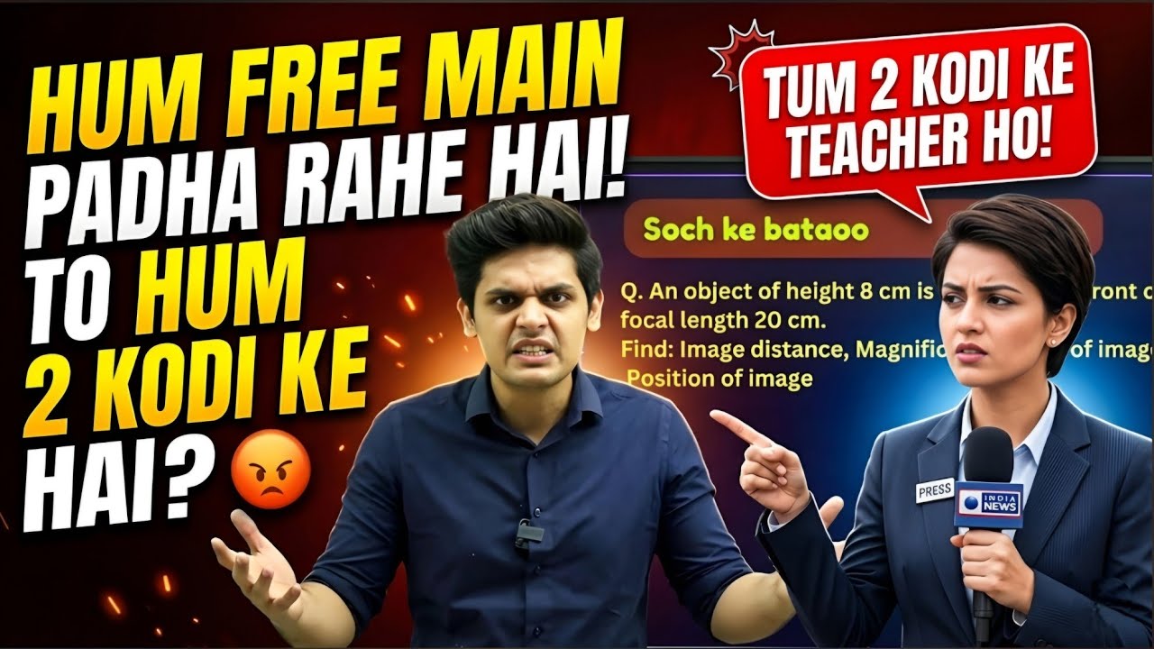 News Reporter Humko 2 Kodi Ka Teacher Bata Rahi Hai 😠🤬 | Viral News Against Teachers |  
