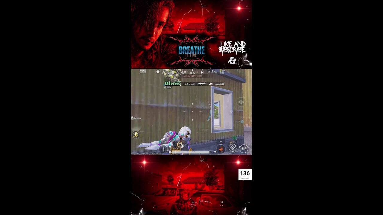 RUSH GAME #Bgmi #shotsfeed / BGMI LIVE SNIPING''