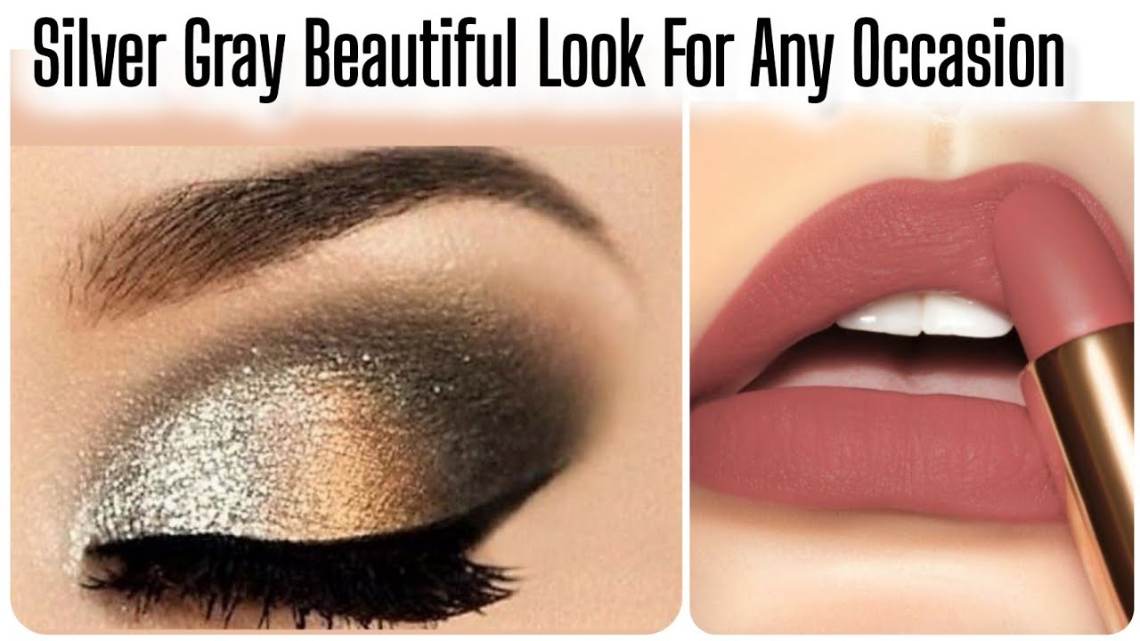 Silver Gray Makeup Look - Amazing Makeup tutorial 