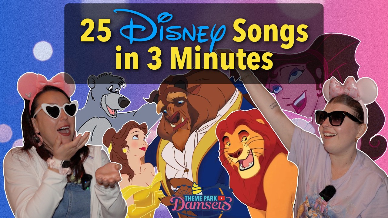Attempting to sing 25 Disney Songs in 3 Minutes (Songs from: Lion King, Pocahontas, Hercules & more)