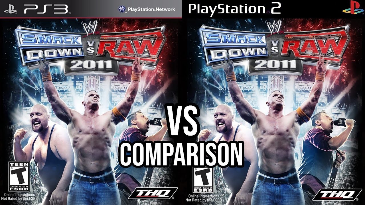 Smackdown VS Raw 2011 PS3 против PS2