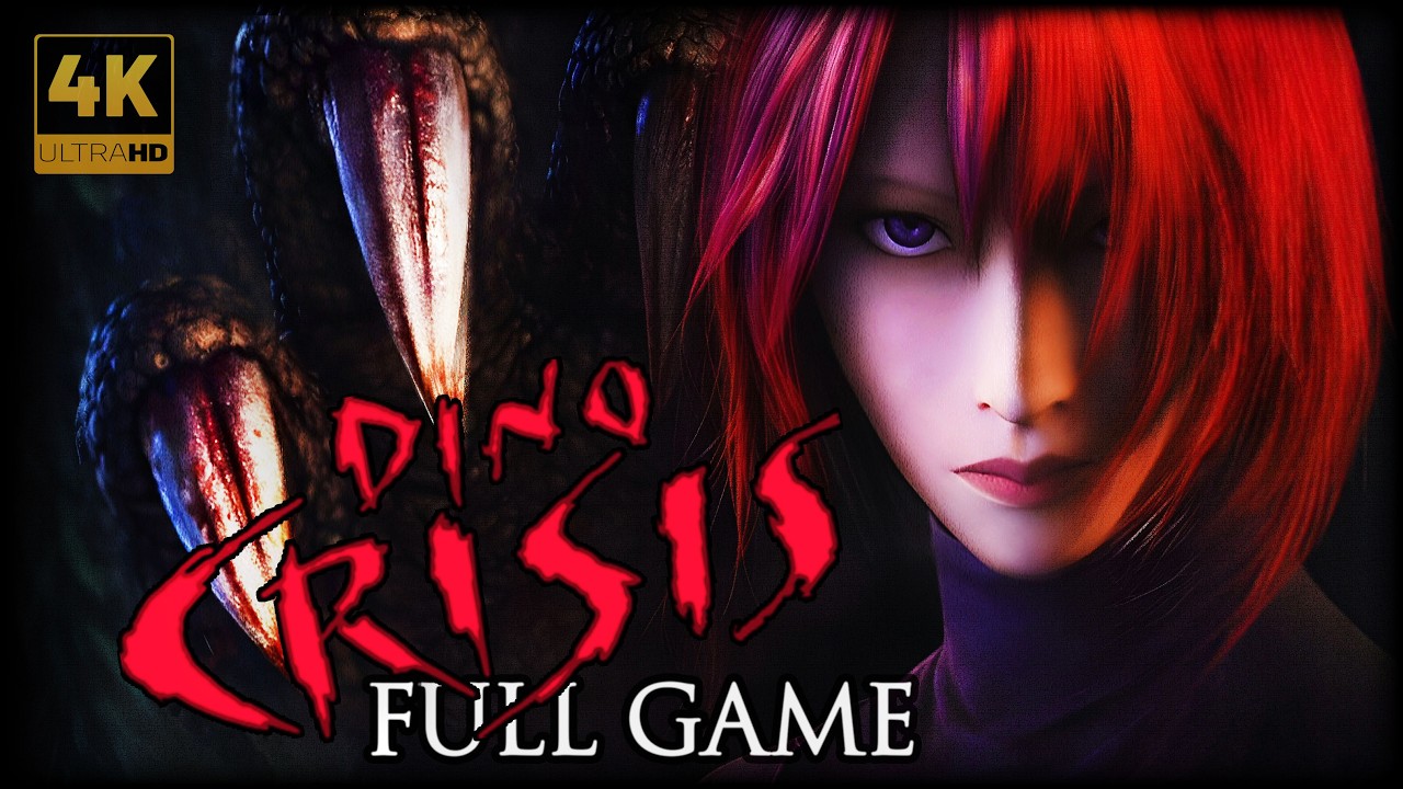 Dino Crisis HD FULL GAME Walkthrough Longplay (PC, PS1) 4k