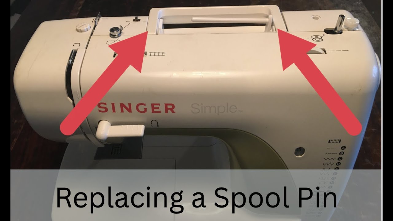How to Replace a Broken Spool Pin// Singer Simple