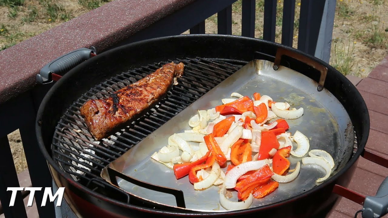 BBQ Pork Tenderloin Sandwich on the Weber Kettle~Drip 'N Griddle~Slow 'N Sear