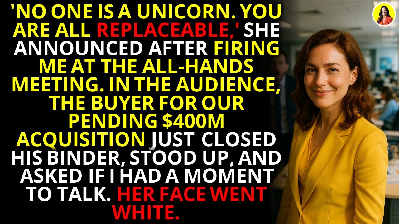 Fired Publicly? How I Used Her $400M Deal to Destroy My Toxic COO 💼 | #CorporateRevenge
