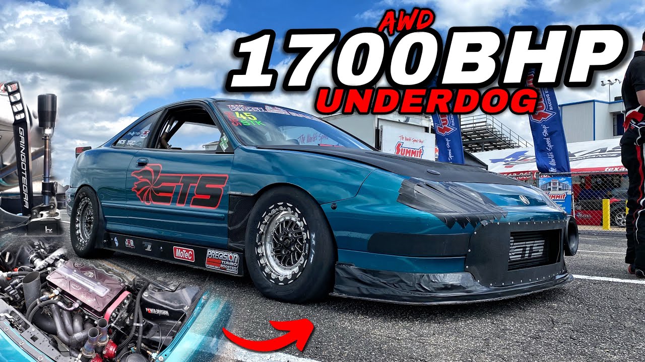 80PSI OF BOOST!! THE 1700BHP AWD HONDA INTEGRA FROM HELL