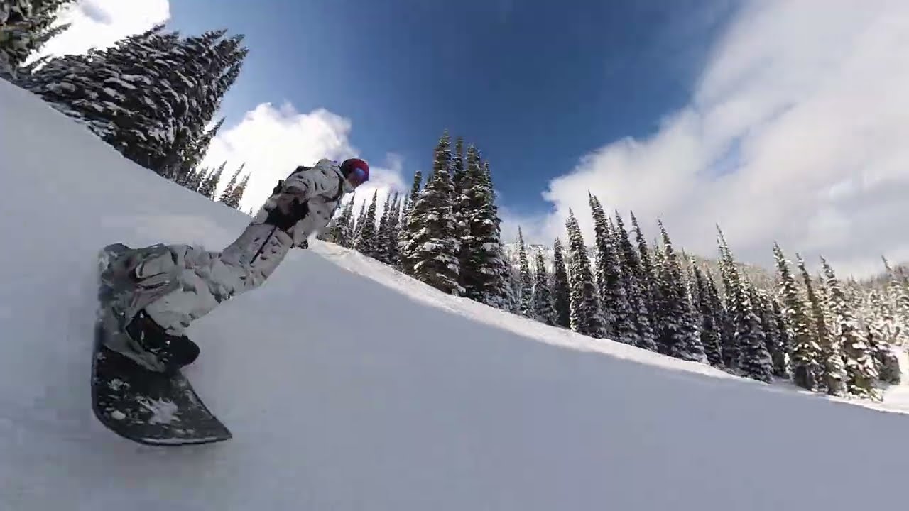 Whistler Snowboarding: Symphony & Adagio Trees (Uncut Top to Bottom) | Insta360 X3