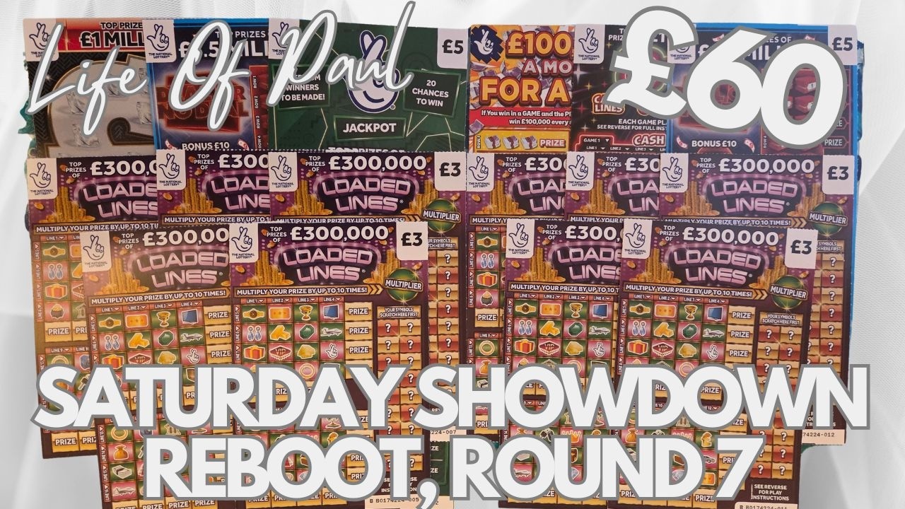 Saturday Showdown Reboot, Round 7! £60 in a scratch card VS video!