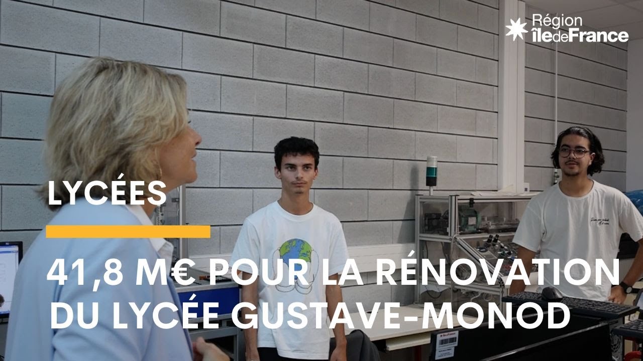 Lycée Gustave-Monod : des équipements à la pointe de la technologie