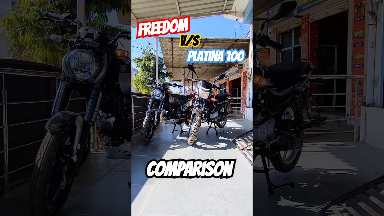 Bajaj Freedom v/s Platina 100cc Comparison 2025 | freedom base model review | Platina 100 Base Model