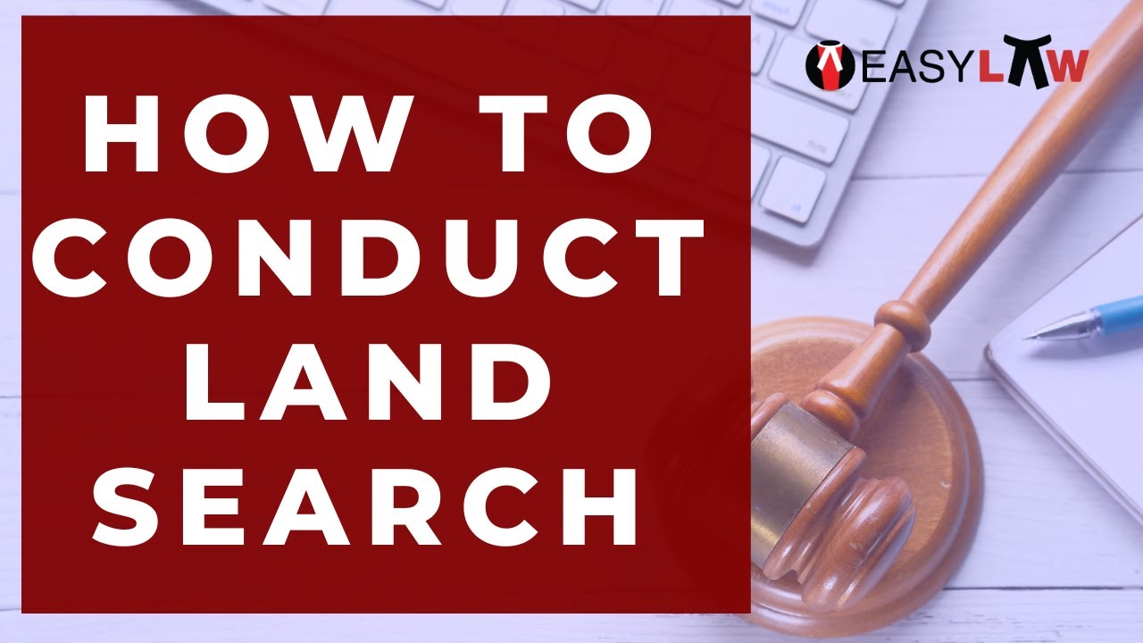 How To Conduct #Landsearch In Malaysia And Topup Land Search Credit With Easylaw.my