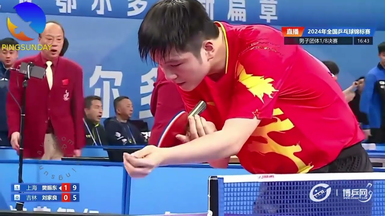 Fan Zhendong vs Liu Jialiang | | 2024 National Table Tennis Championships Team 1/8 Finals