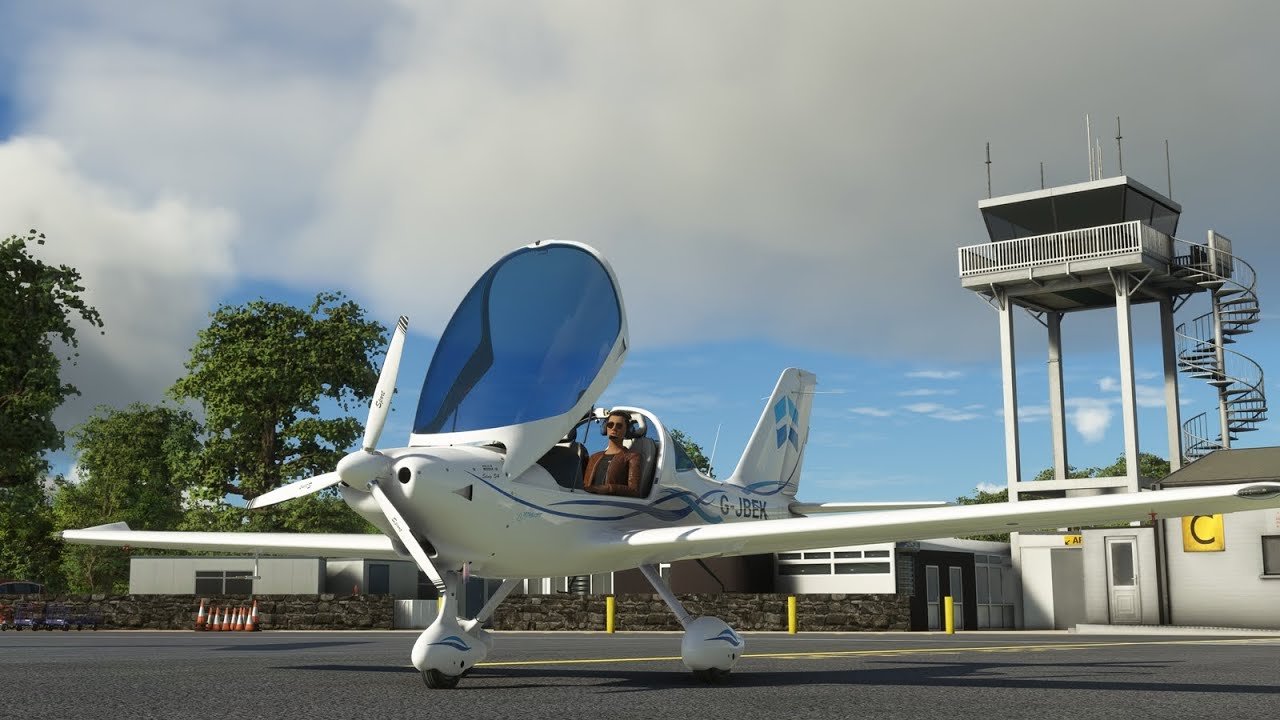 Revisiting the Boundless Alderney scenery in the Sting S4 in Microsoft Flight Simulator
