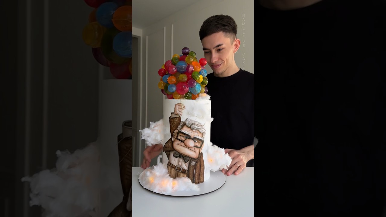 Торт на тему мультфильма &laquo;Вверх&raquo;