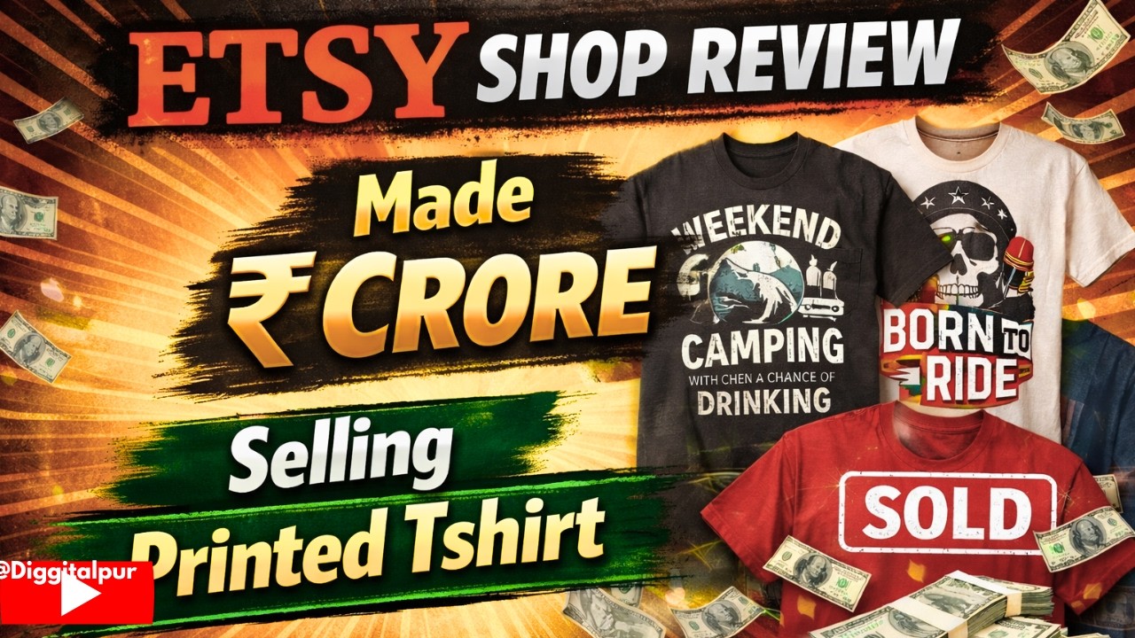 Made 5 Crore Selling Printed Tshirt  #etsy #tshirt #printondemand