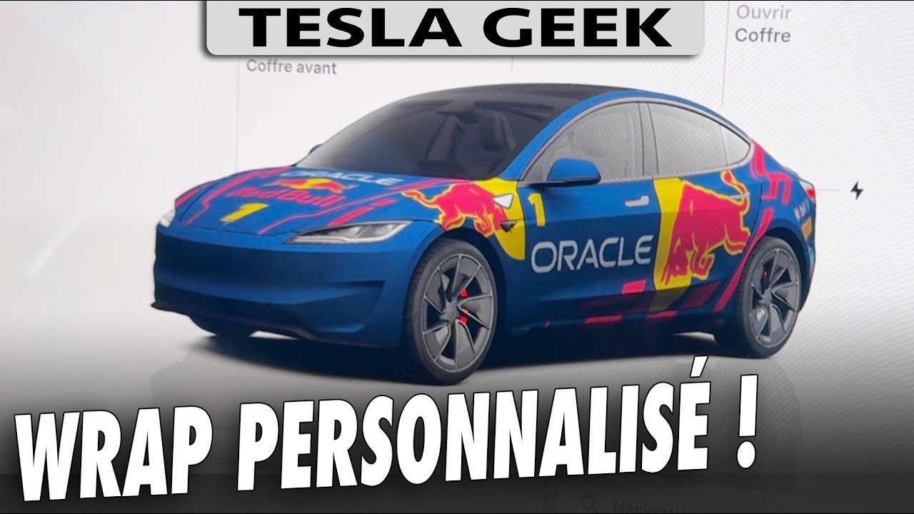 Comment mettre un WRAP personnalisé sur l’écran de votre TESLA et épater vos amis? Suivez le guide !