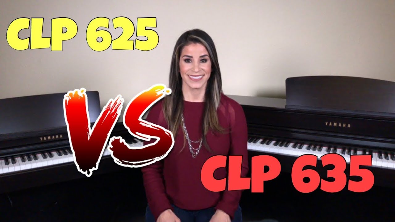 Yamaha CLP 635 vs Yamaha CLP 625 中文字幕。