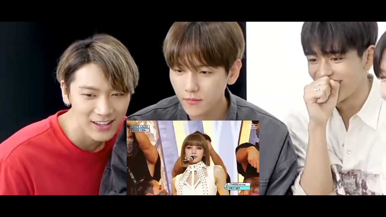 SuperM reaction Stage Mix Perfomence LISA - LALISA